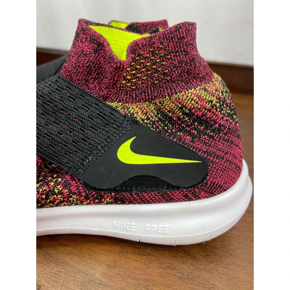 Flyknit Free Nike RN Motion Multicolor Running Shoe 880846-004 Women Size 7 EUC